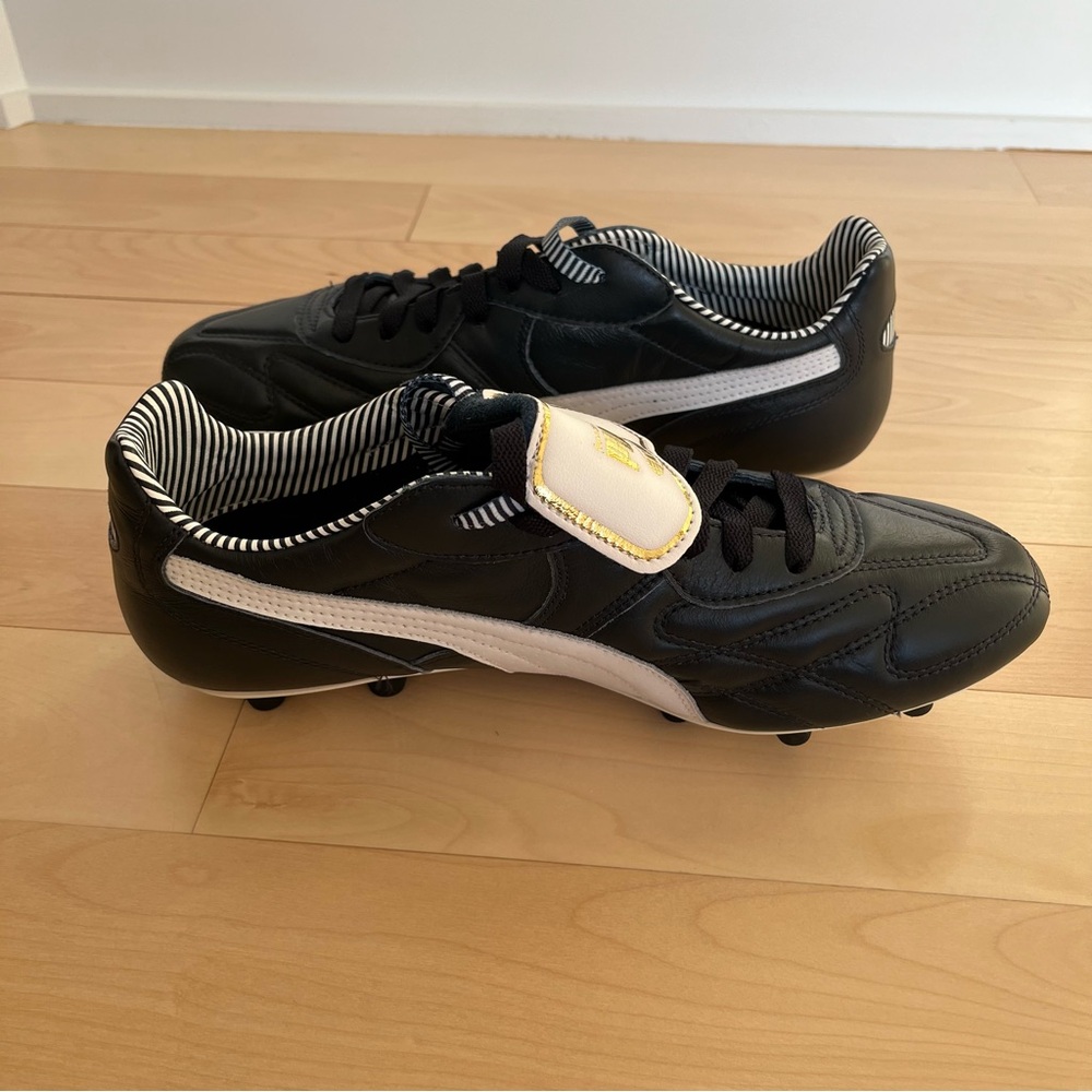 PUMA KING TOP STRIPE DI FG EURO 2016 Navy Blue Soccer Cleats - Picture 9 of 9
